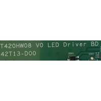 LED DRIVER PARA TV TOSHIBA / NUMERO DE PARTE 55.42T15.D01 / T420HW08 / 5542T15D01 / 42T13-D00 / PANEL T546HF01 V.0 XXXXG / MODELO 42SL417U